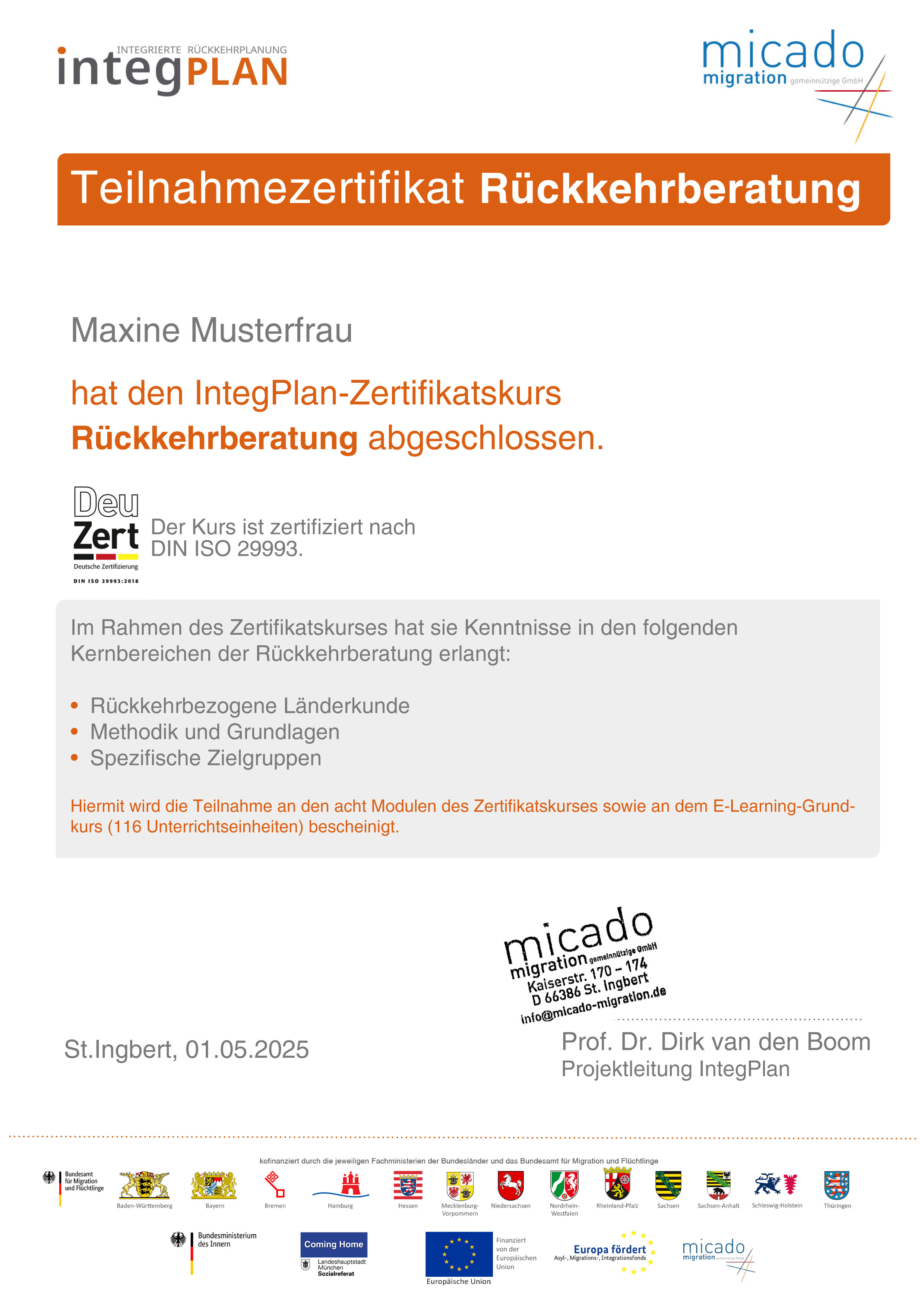 Grundlagen & Methodik der Rückkehrberatung