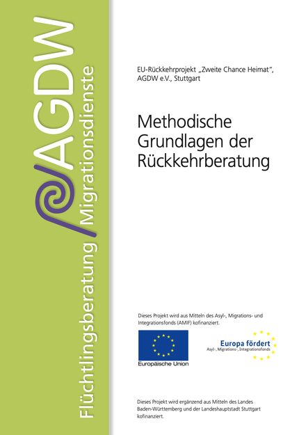 Titelseite: Methodische Grundlagen der Rückkehrberatung, AGDW e.V.