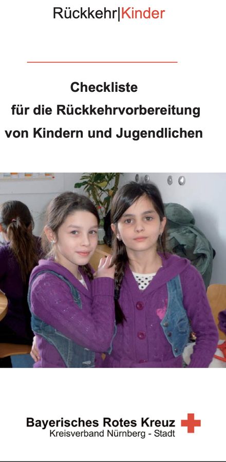Titelseite: Checkliste für die Rückkehrvorbereitung von Kindern und Jugendlichen