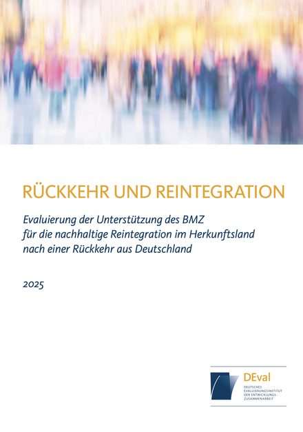Titelseite: Rückkehr und Reintegration, Evaluierung des DEval